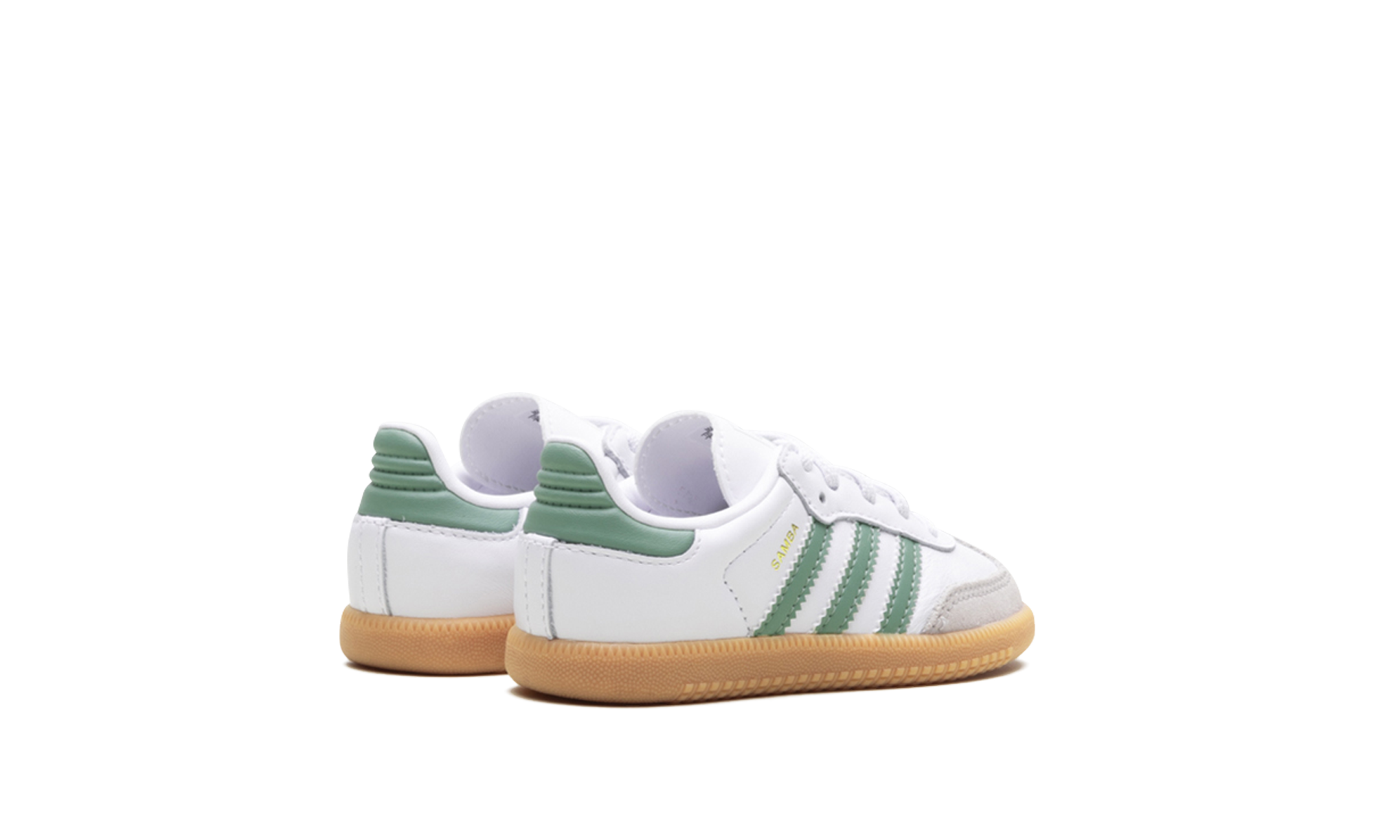 Adidas Samba OG Junior Cloud White Silver Green