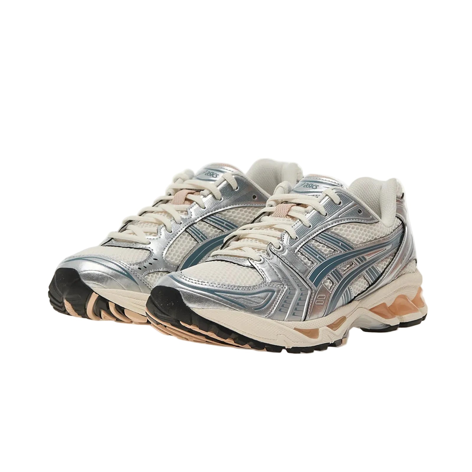 ASICS Gel-Kayano 14 Birch Pure Silver Teal Gold
