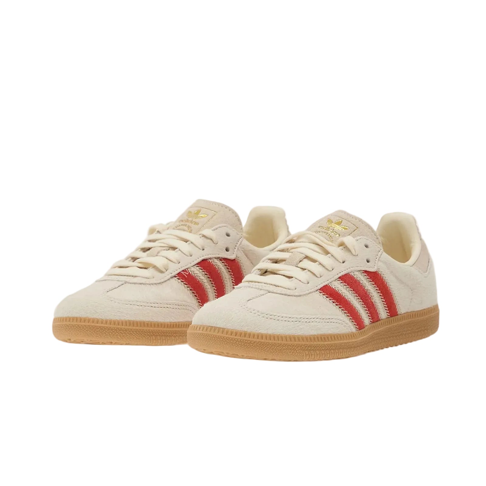 Adidas Samba OG Pony Wonder Beige Better Scarlet