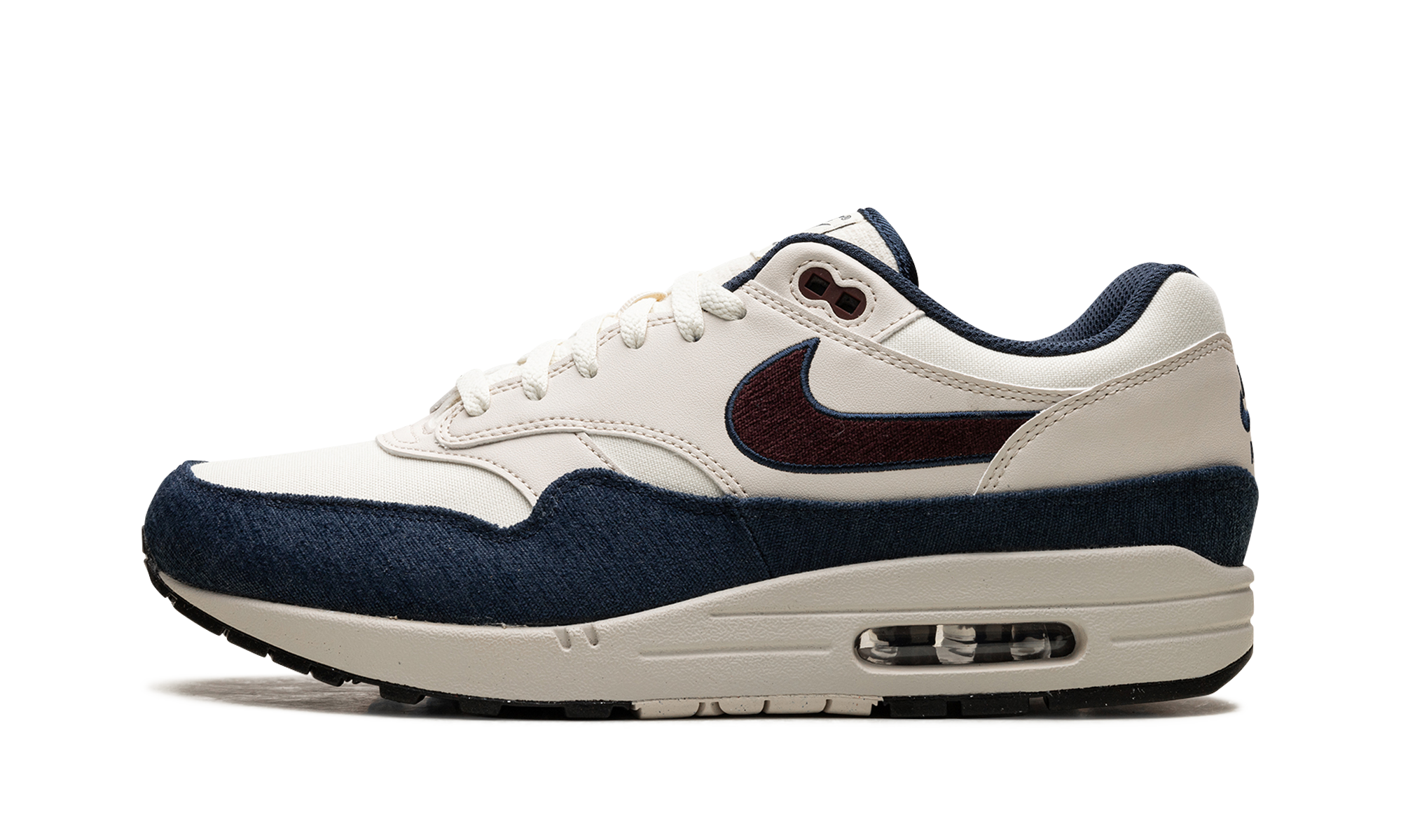 Nike Air Max 1 Coconut Milk Burgundy Crush Navy