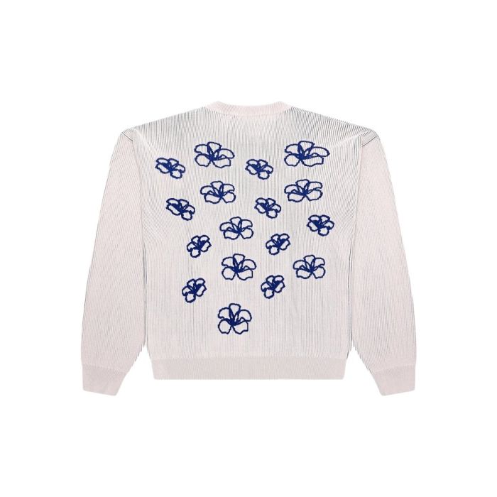 Arbor Antwerp Ribbed Flower Knit Beige