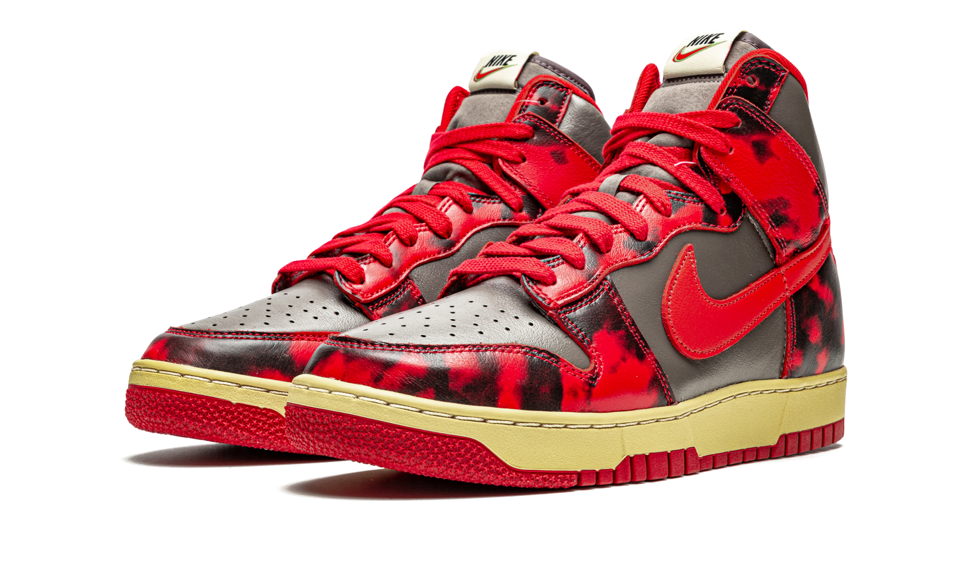 Nike Dunk High 1985 "Red Acid Wash"