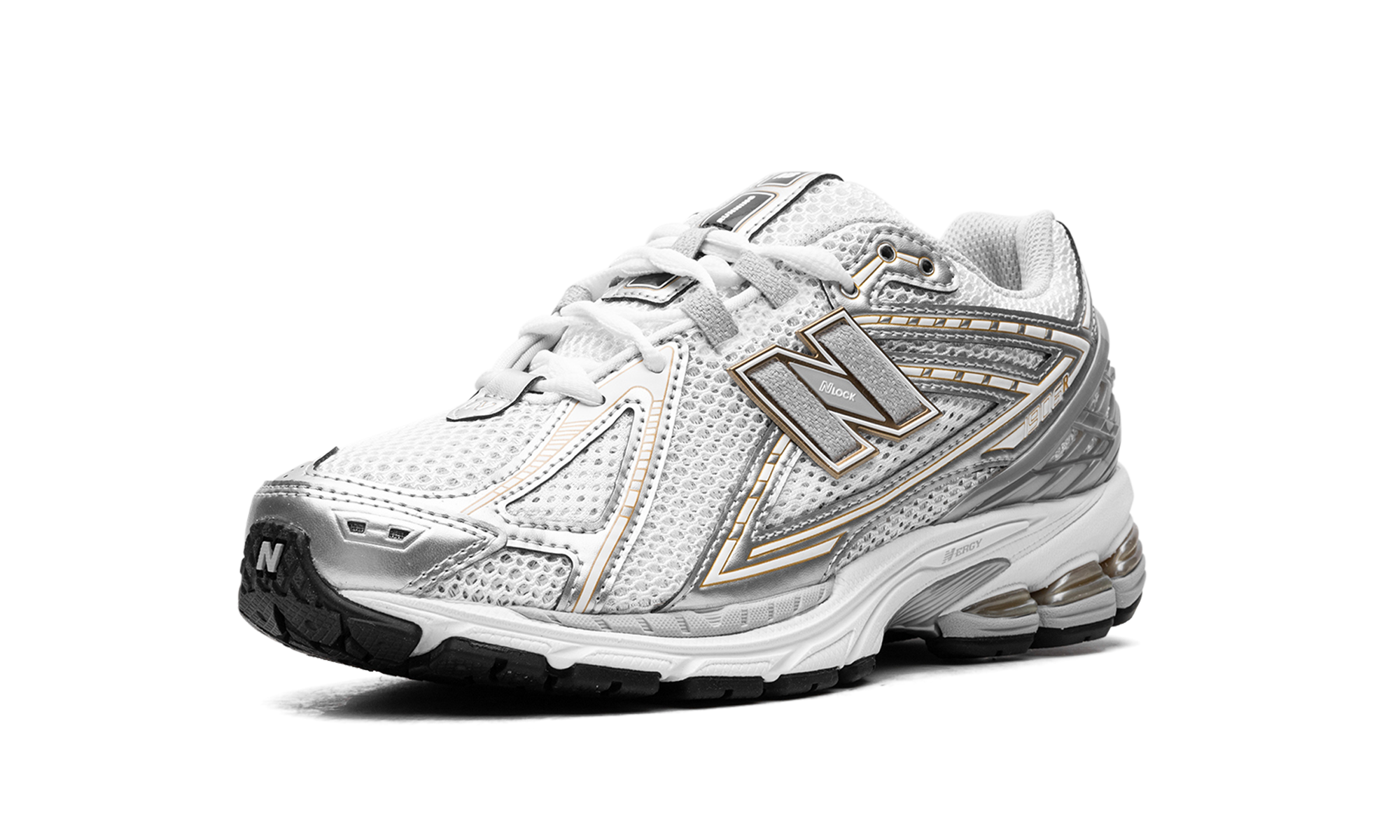 New Balance 1906 White Rain Cloud Silver Metallic