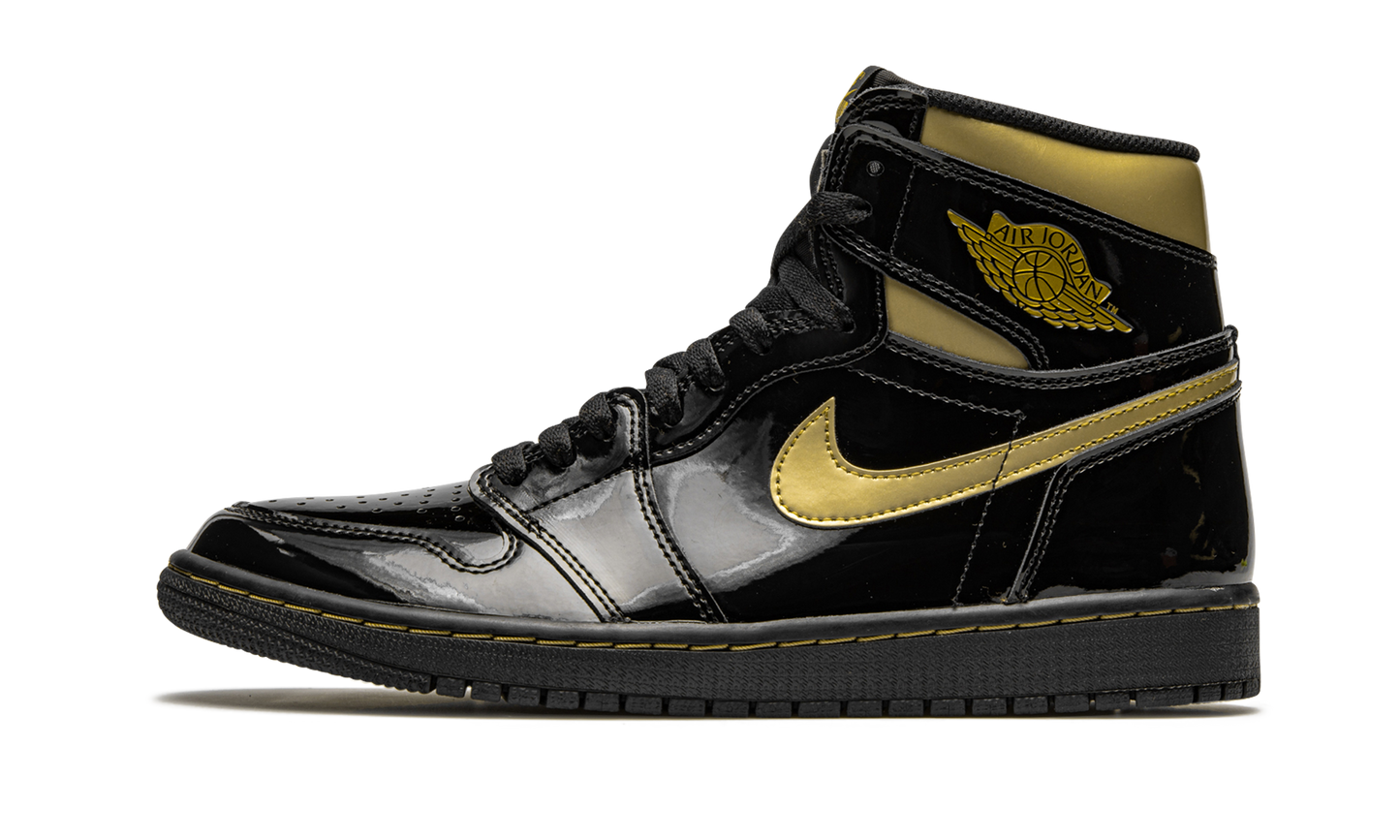 Nike Air Jordan 1 Retro High OG Black Metallic Gold