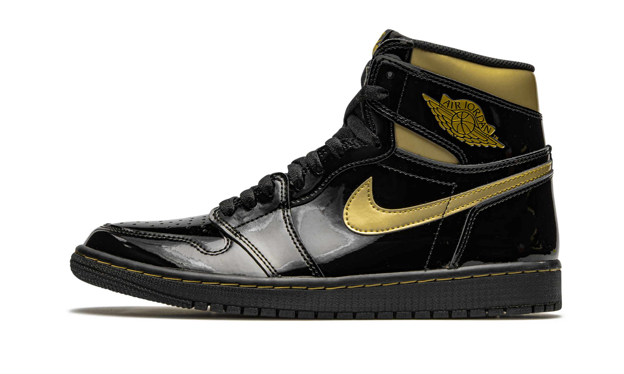 Nike Air Jordan 1 Retro High OG Black Metallic Gold