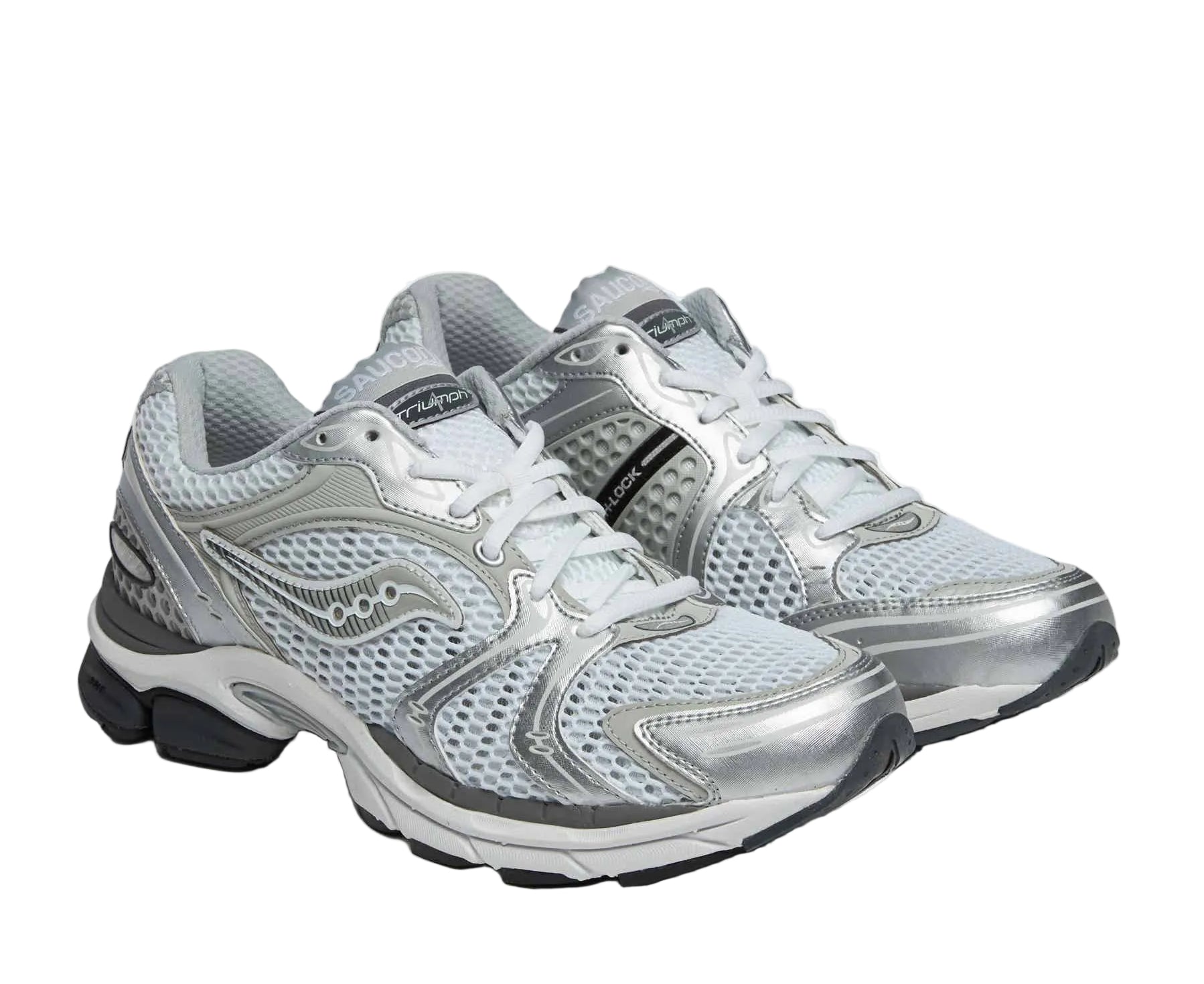 Saucony ProGrid Triumph 4 White Silver