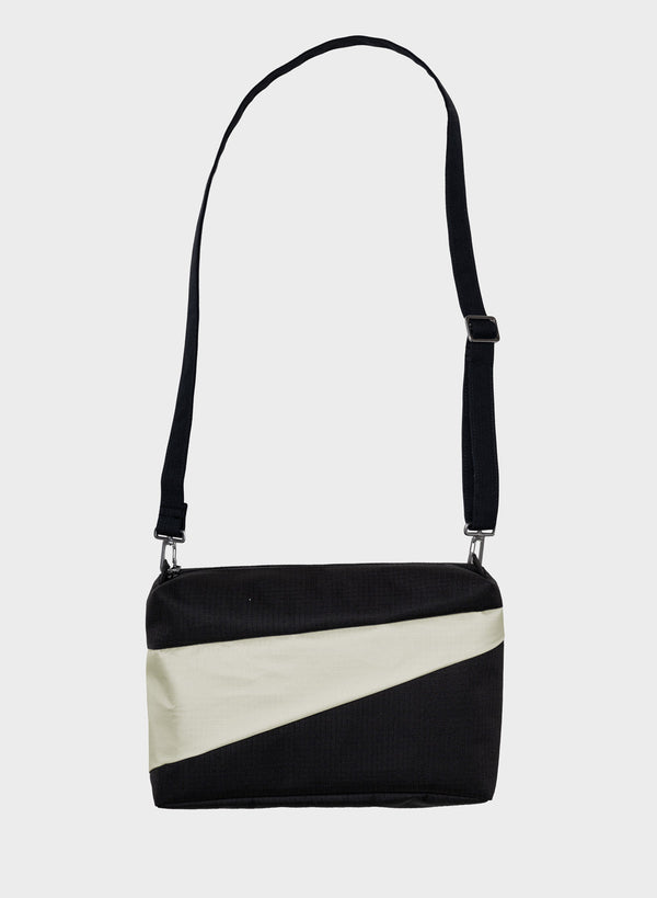 SUSAN BIJL The New Bum Bag Black & Cloud MEDIUM