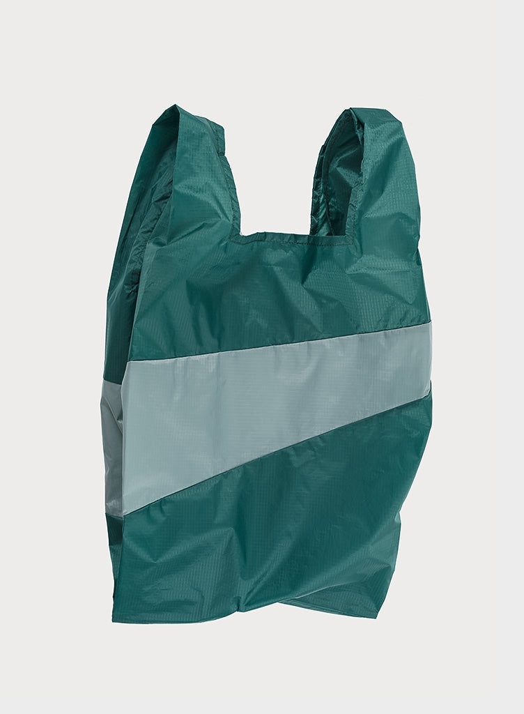 SUSAN BIJL The New Shopping Bag Pine & Grey LARGE