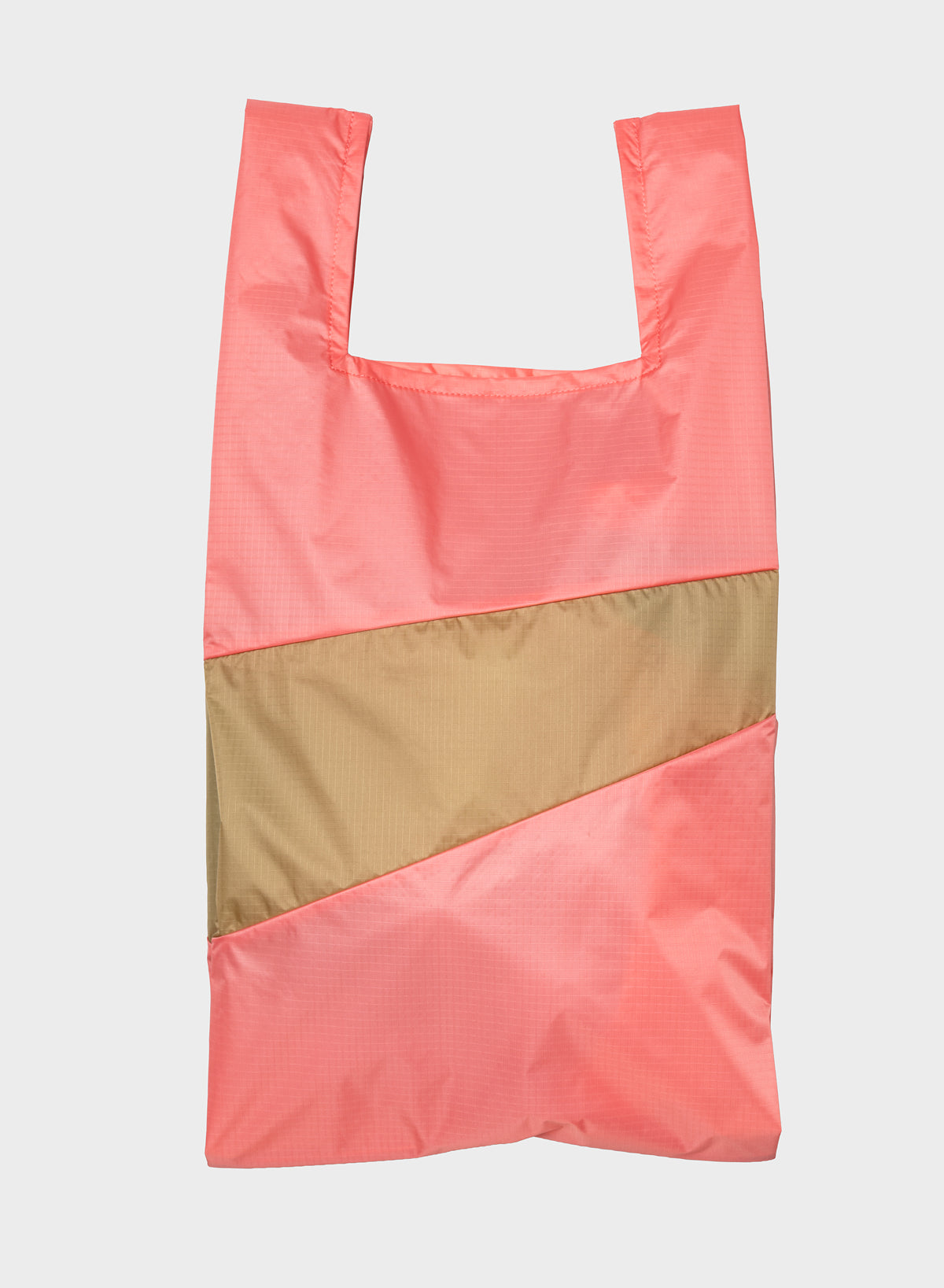 SUSAN BIJL The New Shopping Bag Coral & Moss LARGE
