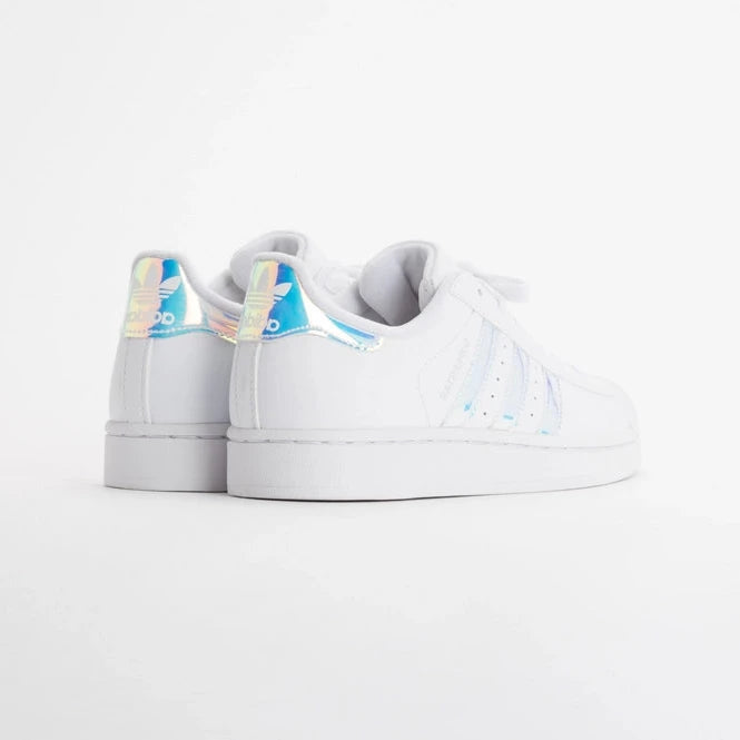 adidas Superstar II White Iridescent Stripes Kids