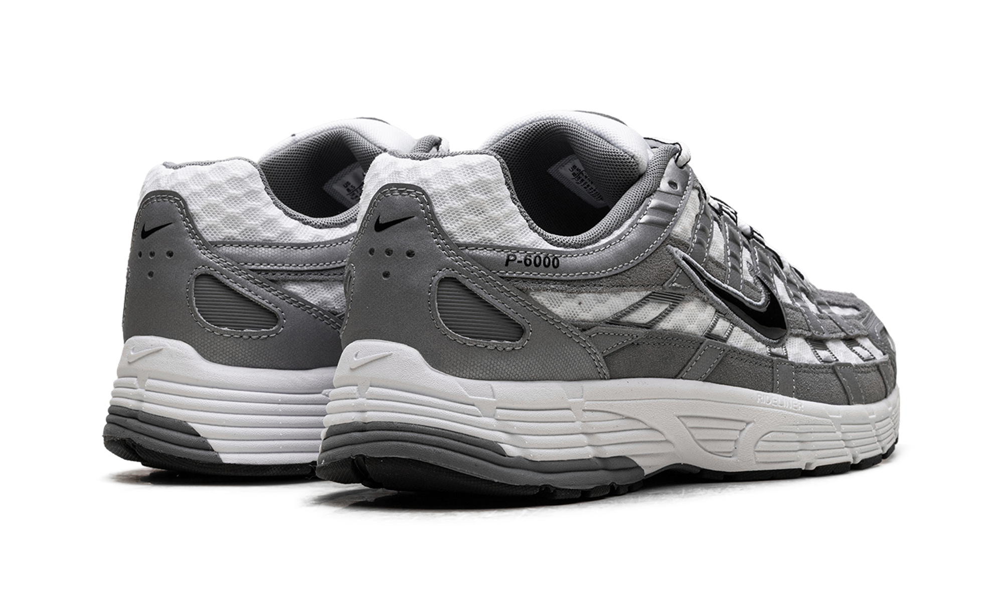 Nike P-6000 White Metallic Cool Grey Black