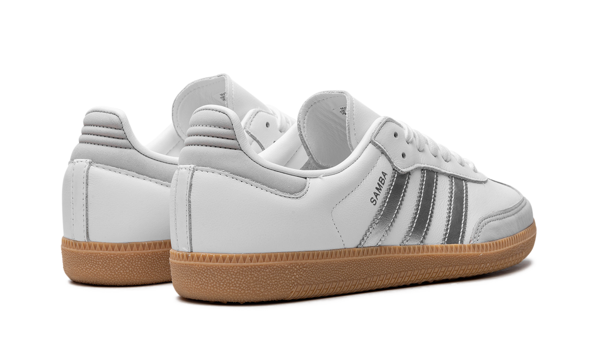 Adidas Samba OG White Silver Metallic Grey