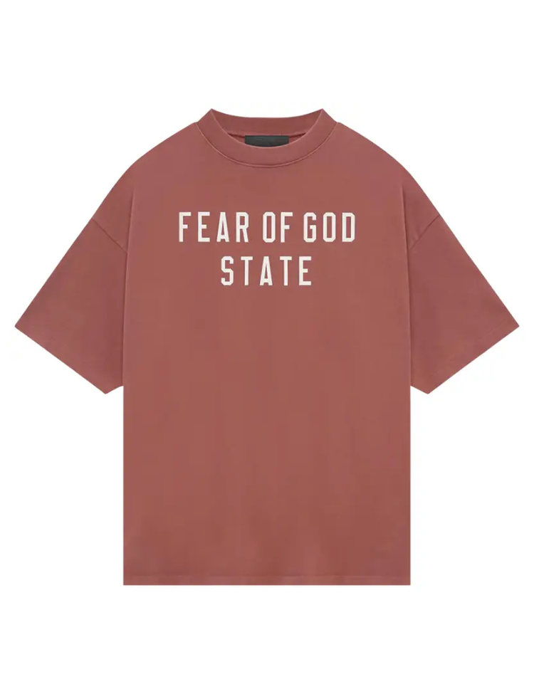 Fear of God Essentials SS Tee Crimson