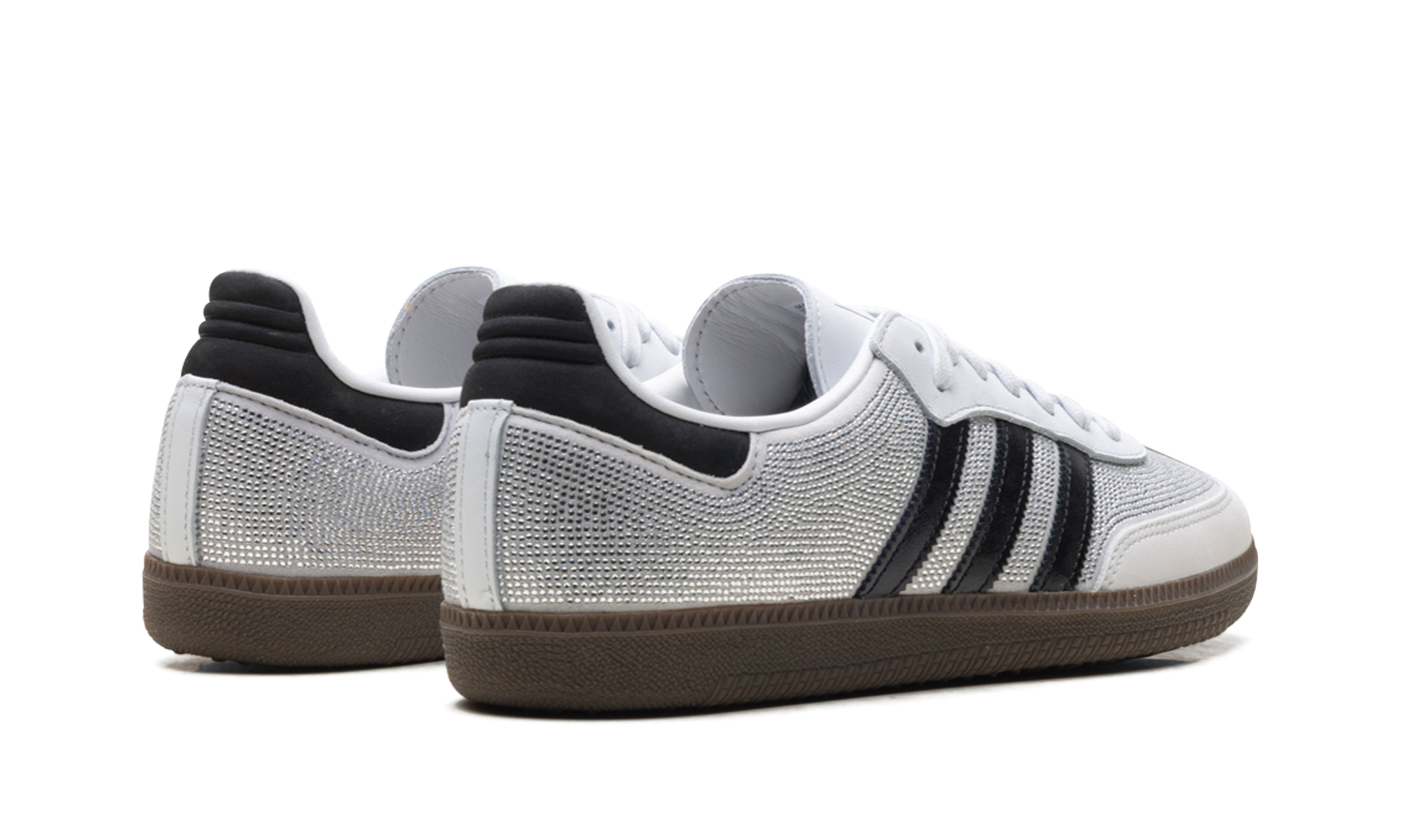 adidas Samba OG Rhinestone Crystal White Silver