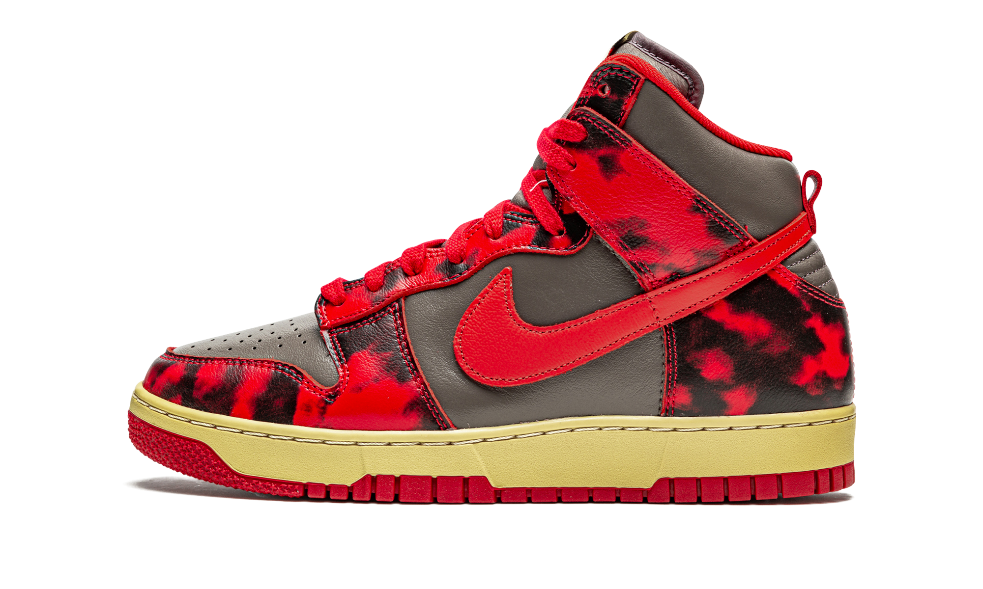 Nike Dunk High 1985 "Red Acid Wash"