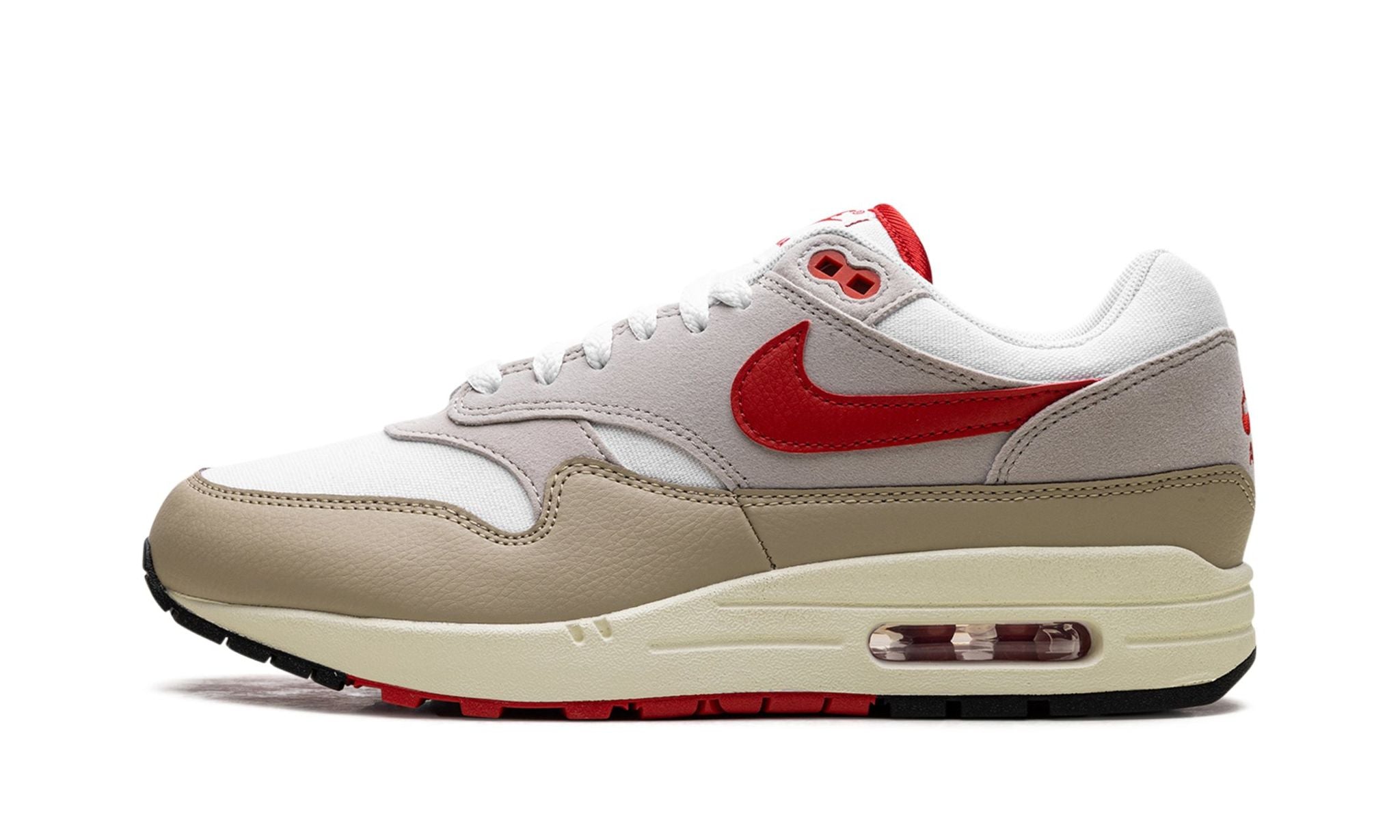 Nike Air Max 1 White/University Red-Cream