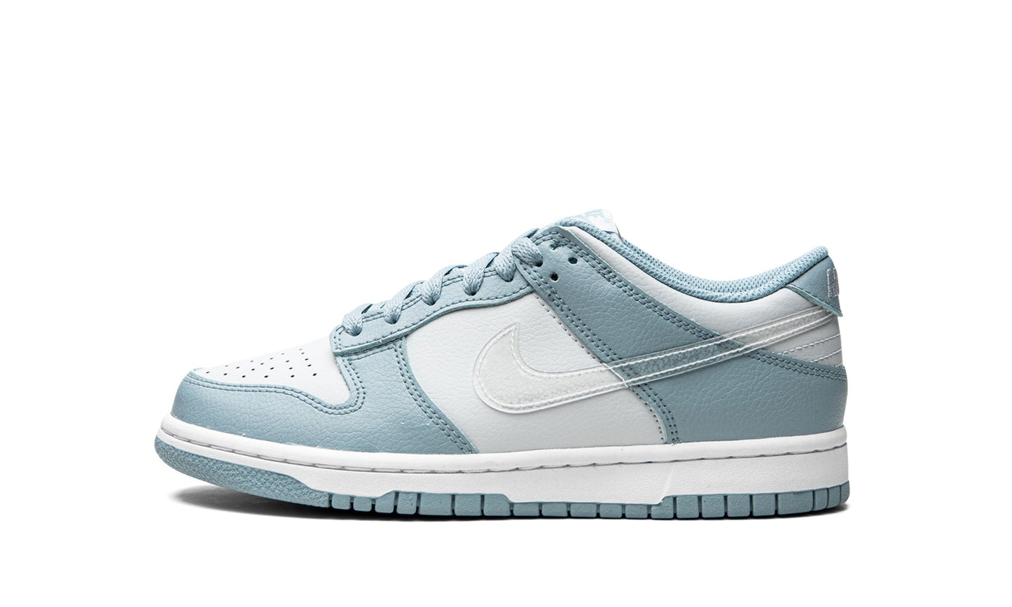 Nike Dunk Low Clear Swoosh Aura