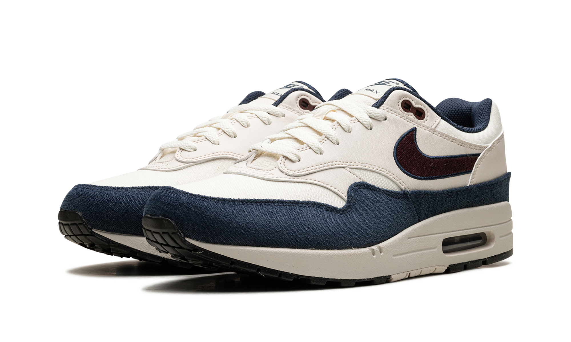 Nike Air Max 1 Coconut Milk Burgundy Crush Navy