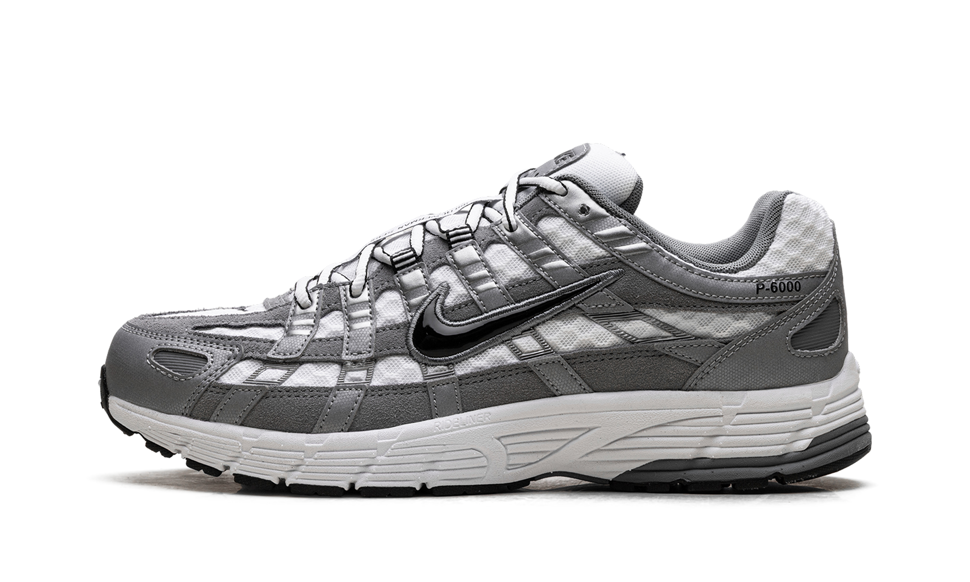 Nike P-6000 White Metallic Cool Grey Black