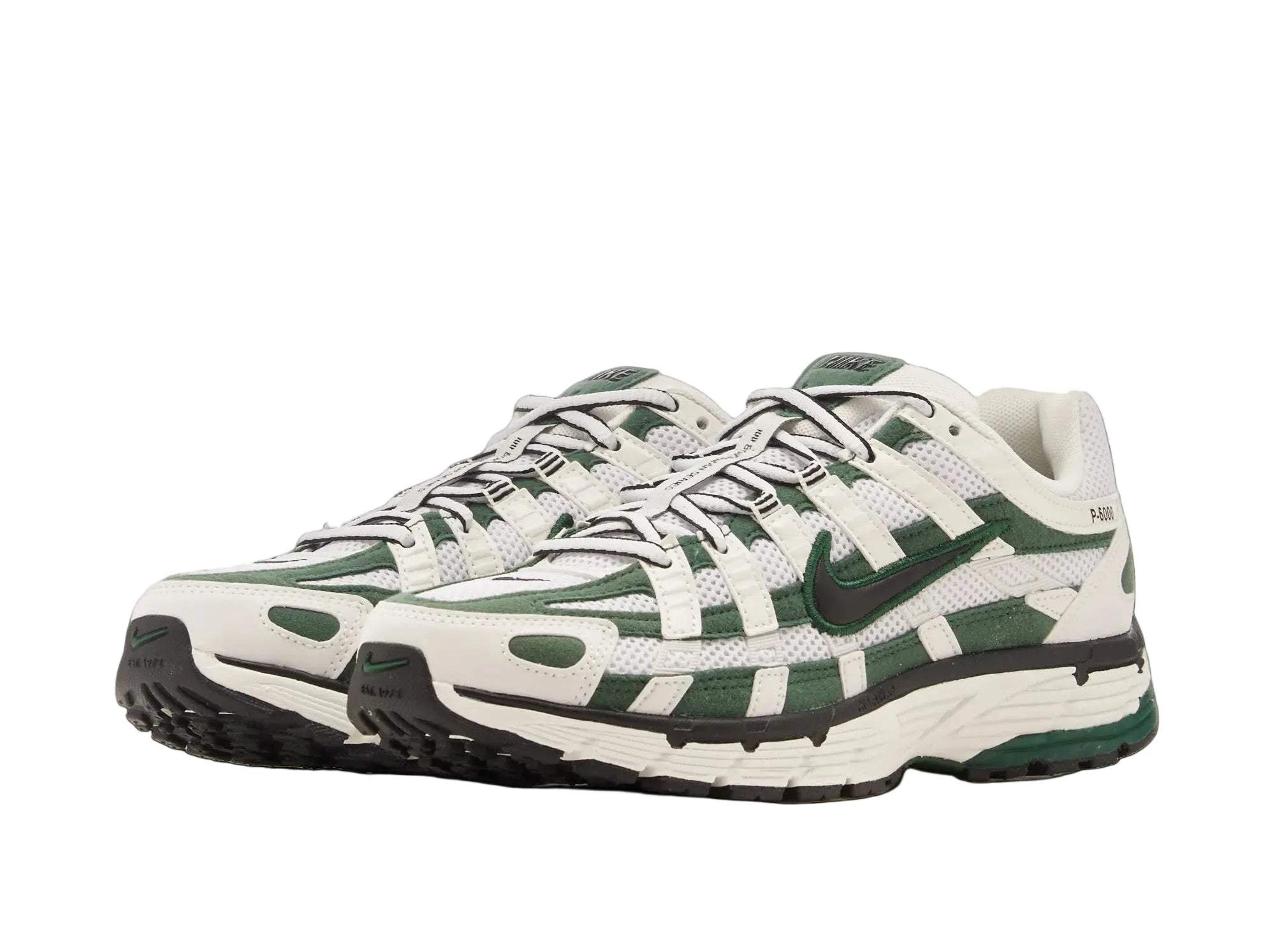 Nike P-6000 Summit White Dark Green