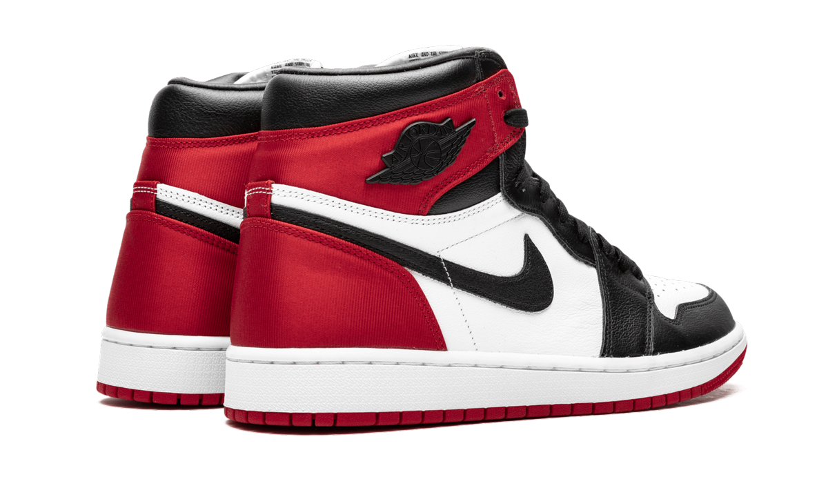 Nike Air Jordan 1 High Satin Black Toe