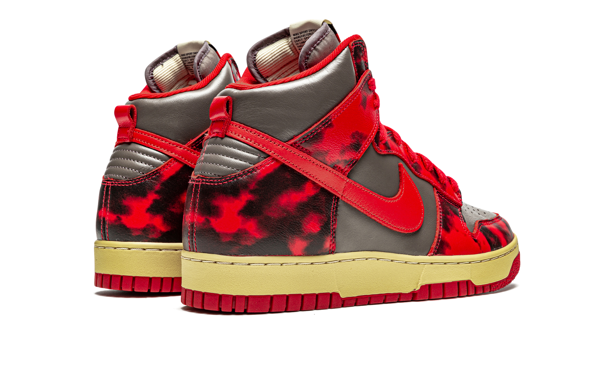 Nike Dunk High 1985 "Red Acid Wash"