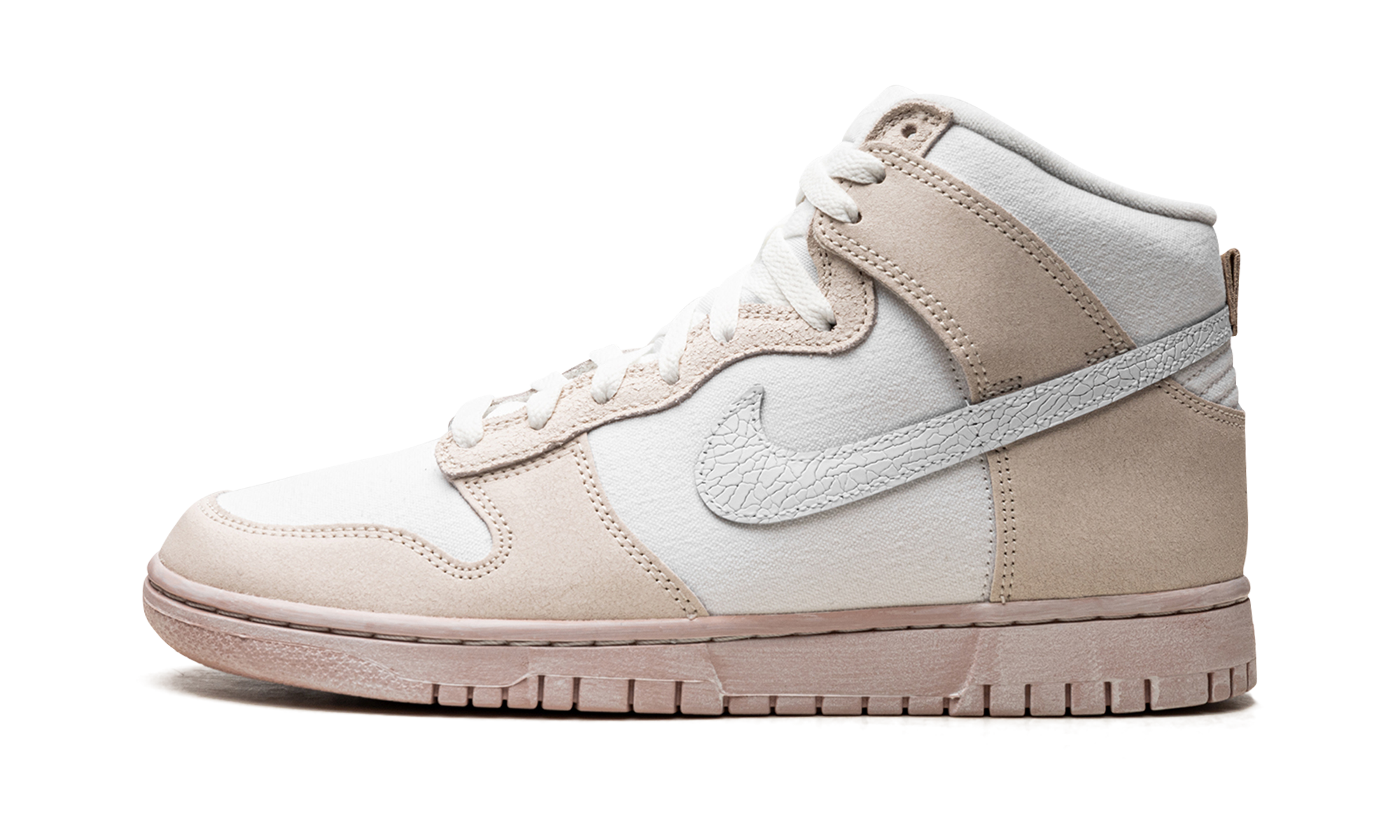 Nike Dunk High Retro PRM Cracked Leather Swoosh