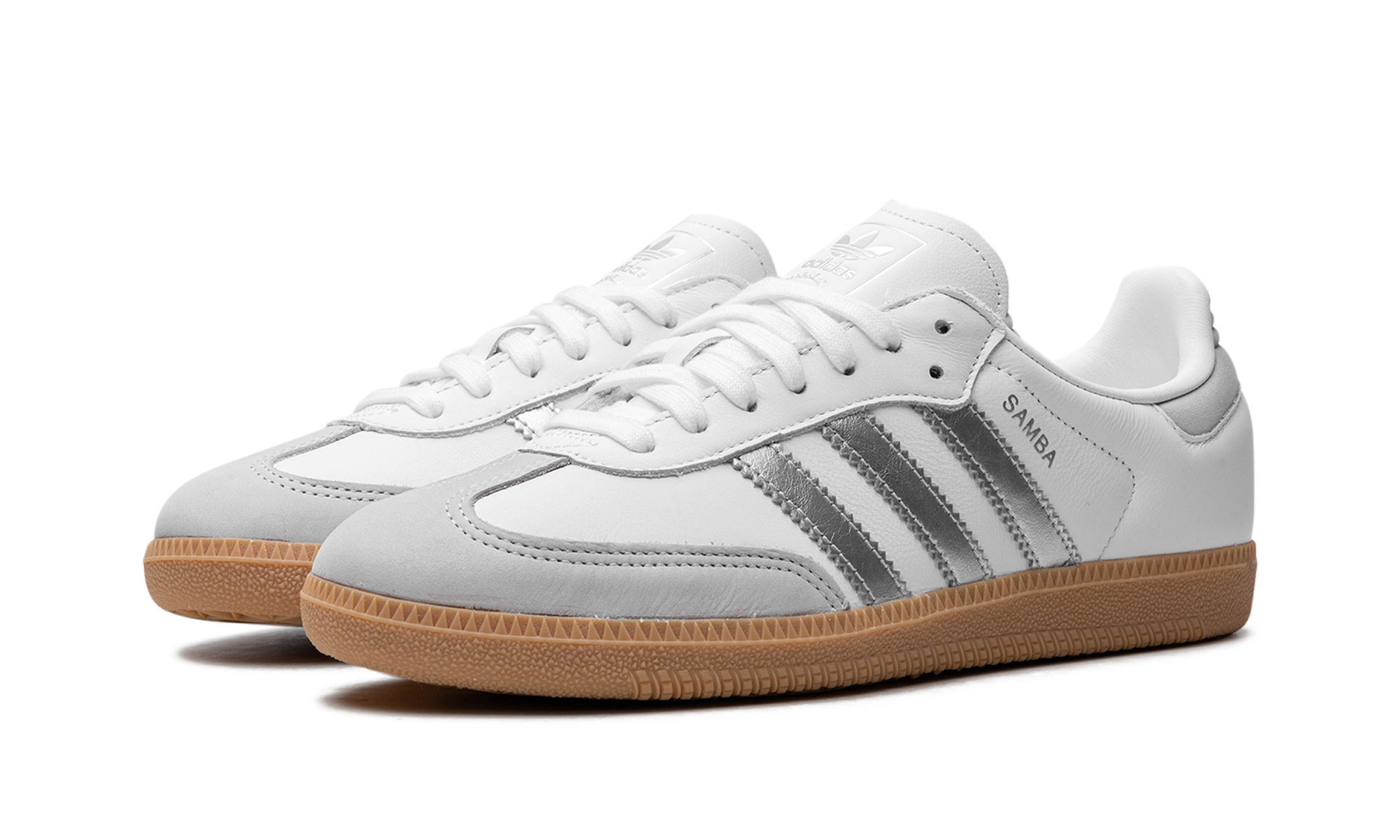 Adidas Samba OG White Silver Metallic Grey