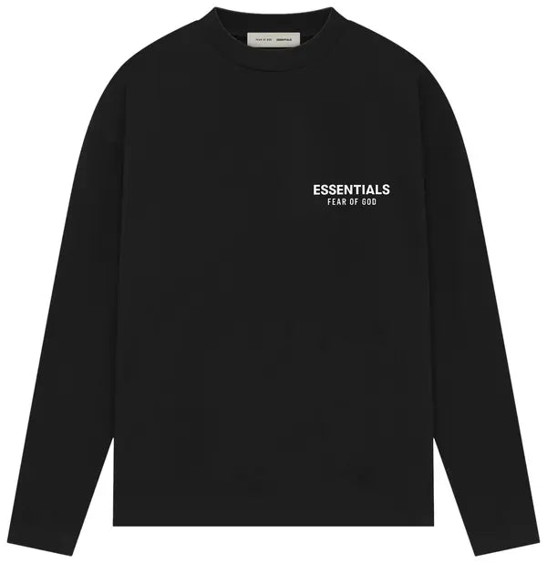 Fear of God Essentials SS Longsleeve Jet Black