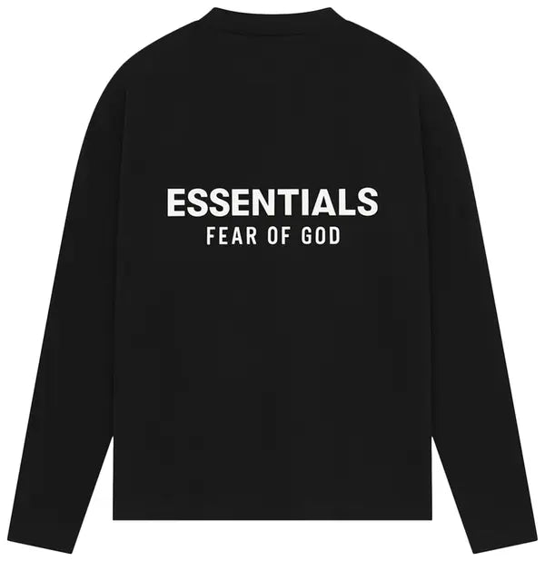 Fear of God Essentials SS Longsleeve Jet Black