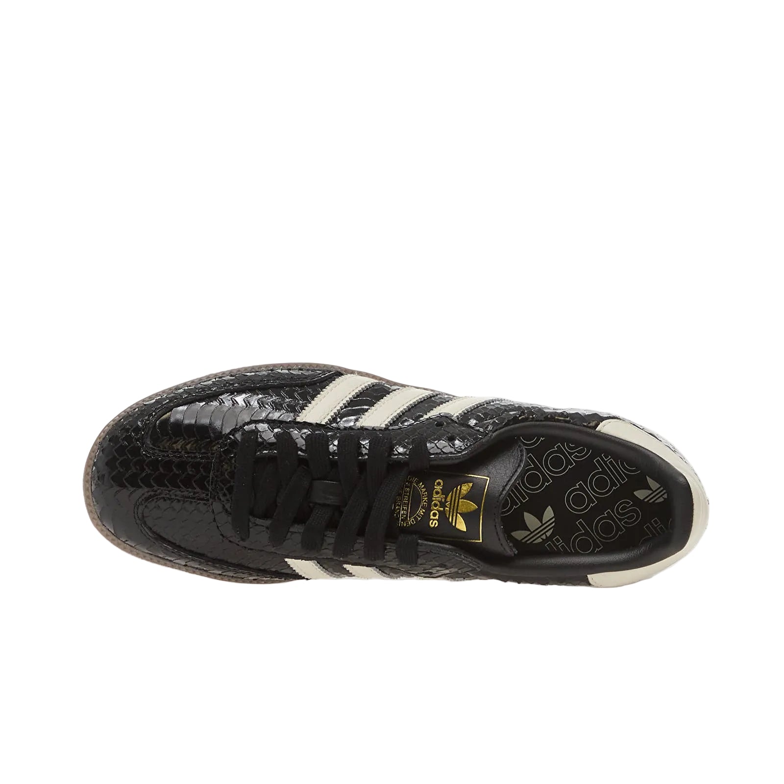 Adidas Samba Patent Snakeskin Black Off White