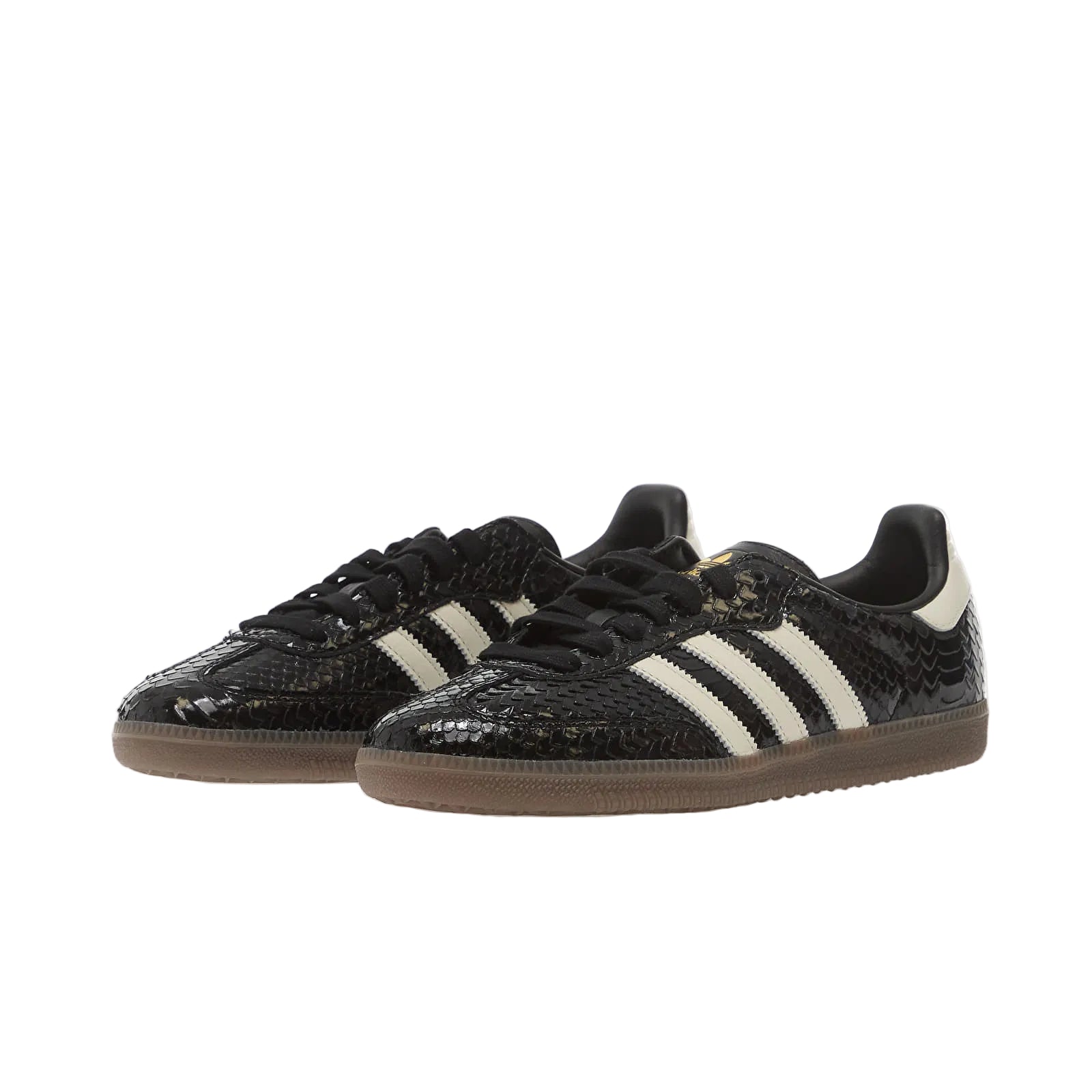 Adidas Samba Patent Snakeskin Black Off White