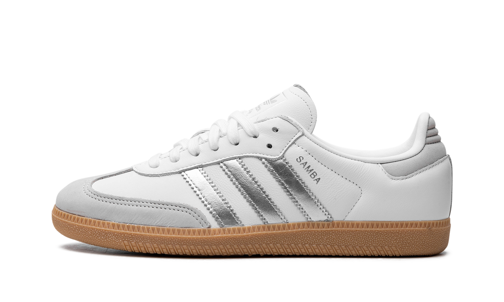 Adidas Samba OG White Silver Metallic Grey