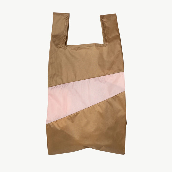 SUSAN BIJL The New Shopping Bag Camel & Tone LARGE