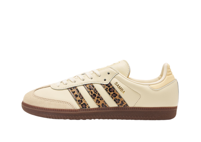 Adidas Samba OG Leopard Cream White