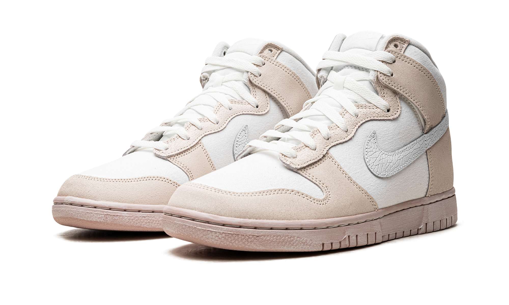 Nike Dunk High Retro PRM Cracked Leather Swoosh