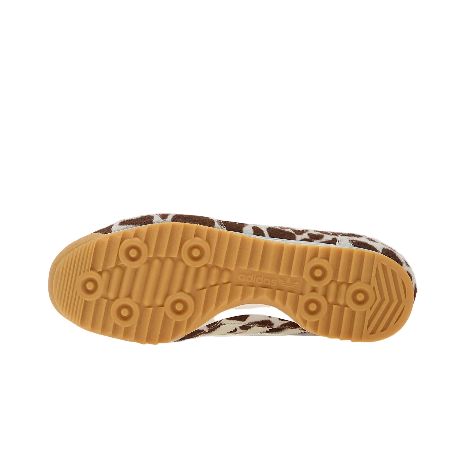 adidas SL 72 OG sneaker met giraffe print in wit en bruin