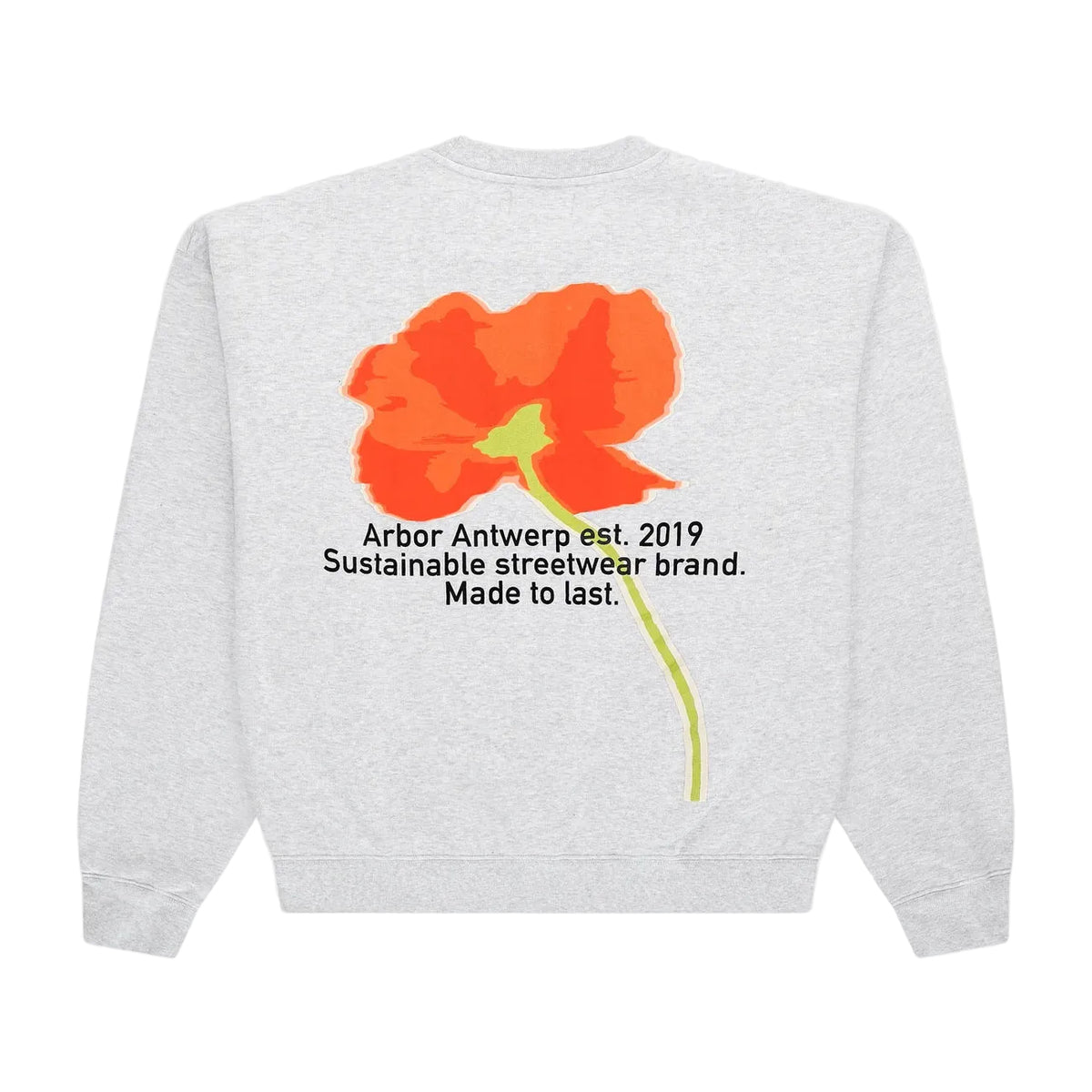 Arbor Antwerp Orange Poppy Crewneck
