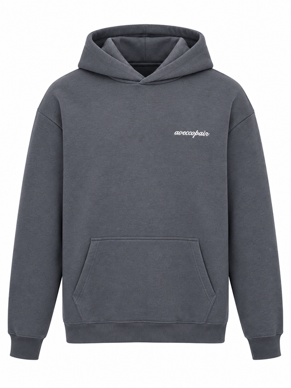 Avec Copain 'Comfort' Hoodie Dark Slate
