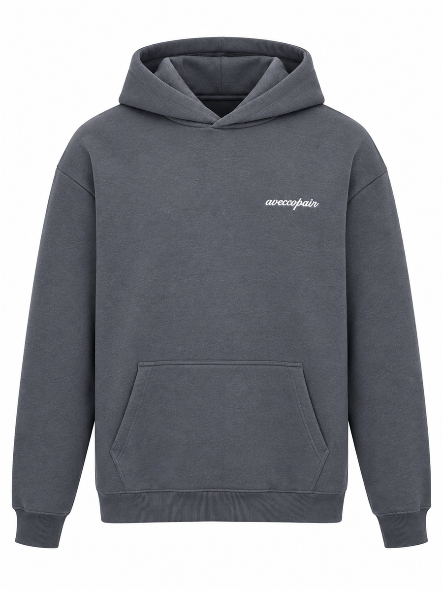 Avec Copain 'Comfort' Hoodie Dark Slate