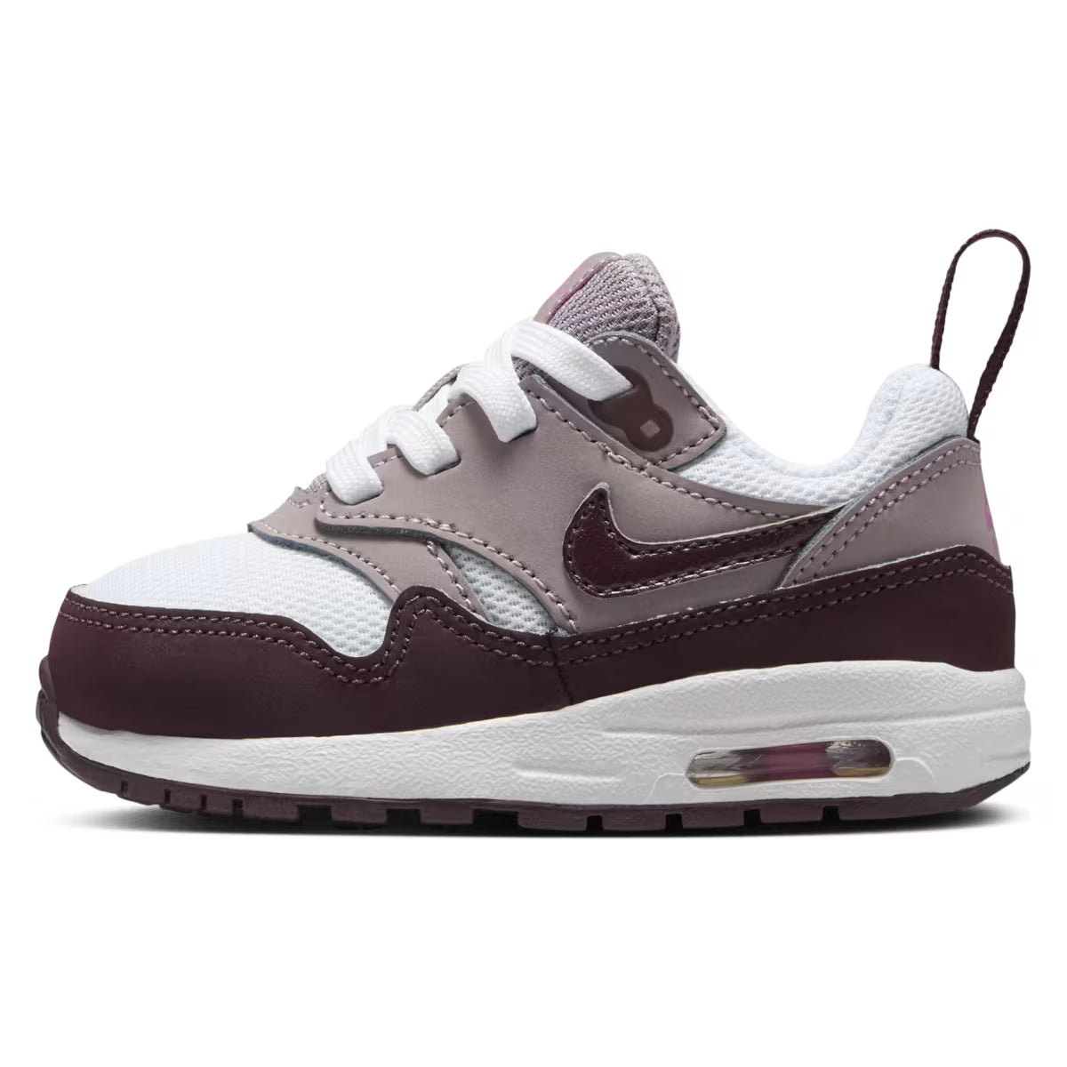 Nike Air Max 1 EasyOn White Light Violet Ore Playful Pink Burgundy Crush