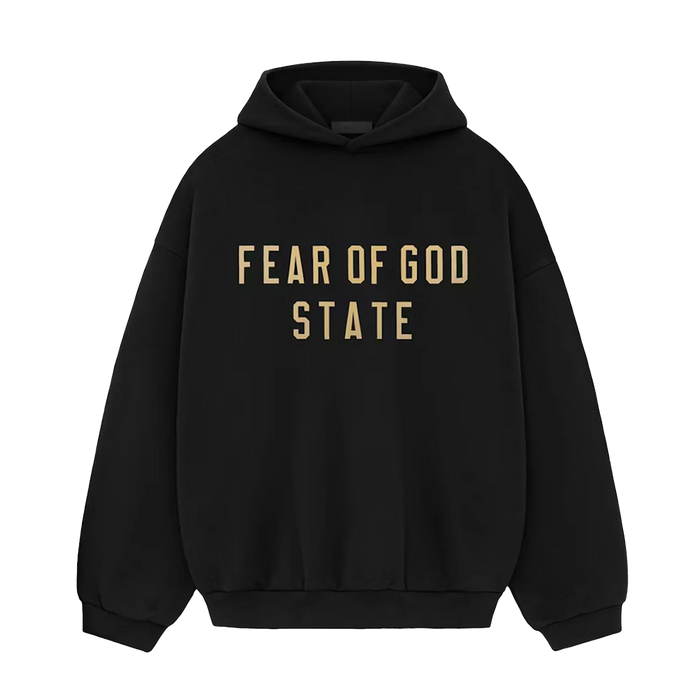 Fear of God Essentials Hoodie Black State FW24