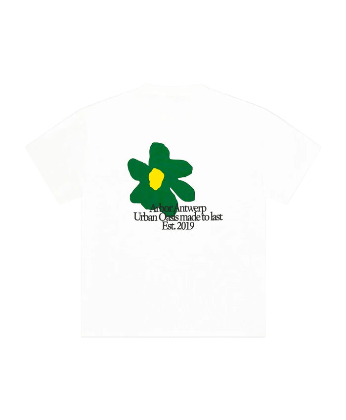 Arbor Antwerp Flower Oasis Green T-shirt