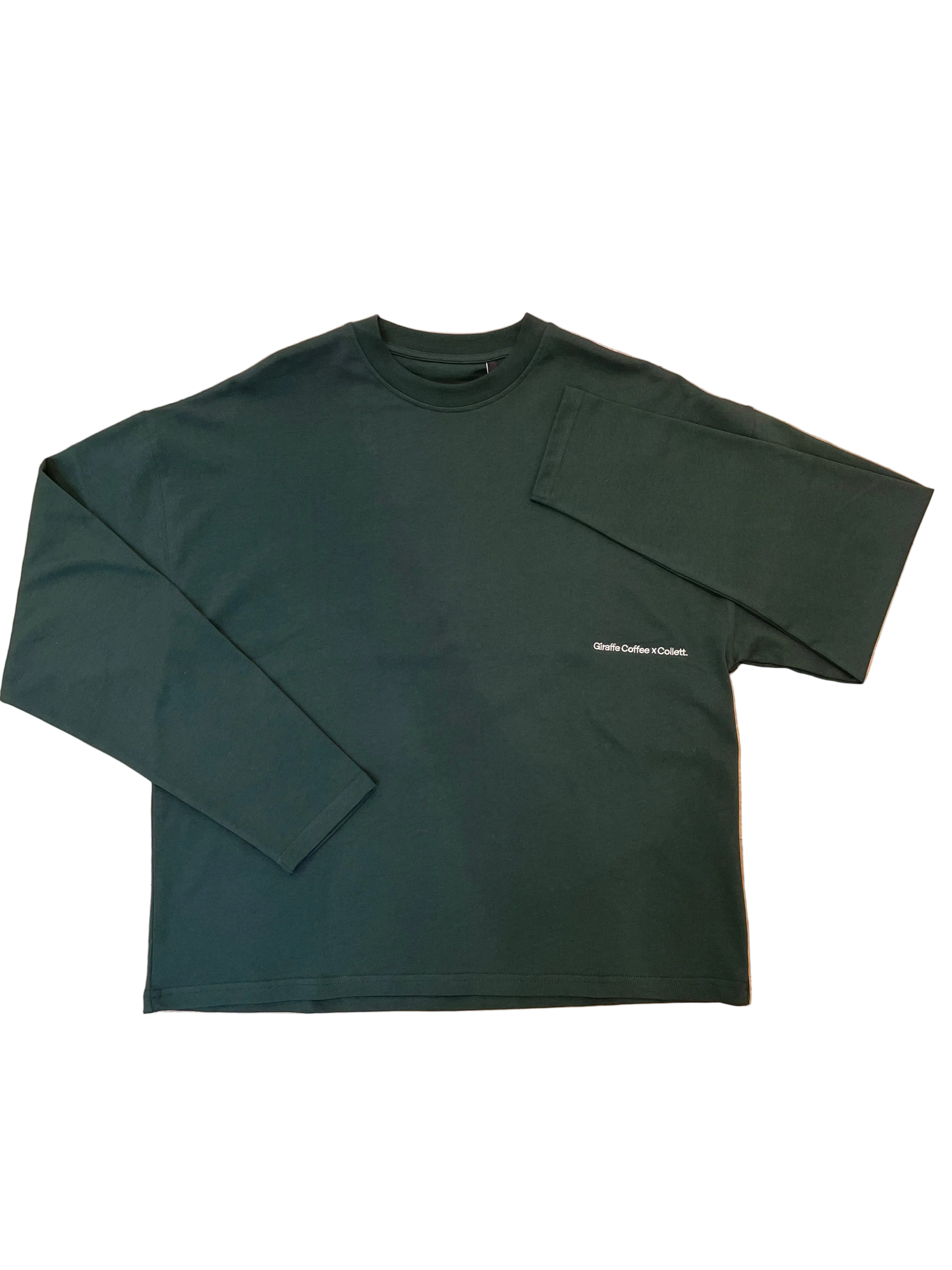 Longsleeve Collett x Giraffe Coffee Forest Green