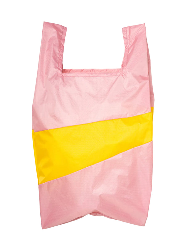 SUSAN BIJL The New Shopping Bag Pink Panther & Sunflower LARGE