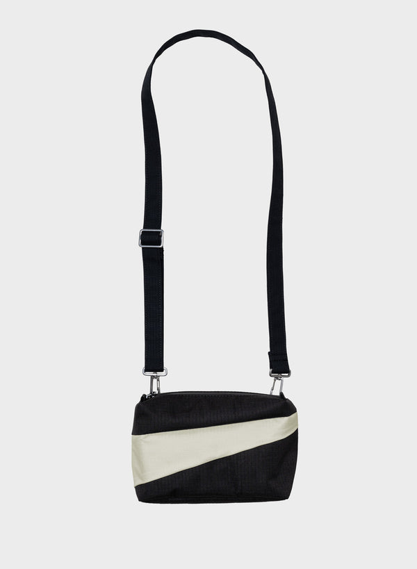 SUSAN BIJL The New Bum Bag Black & Cloud SMALL
