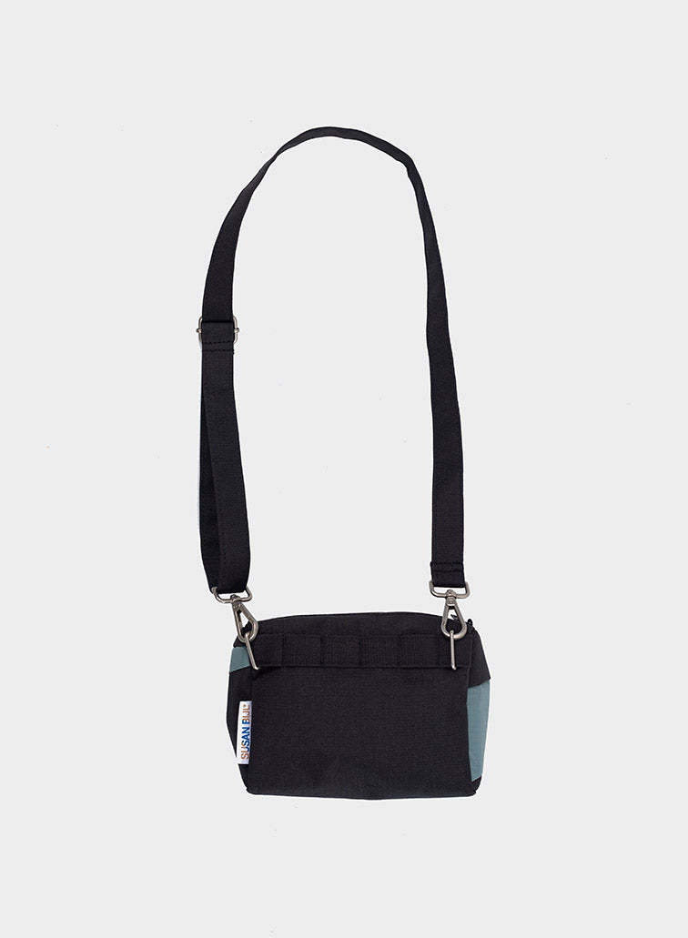 SUSAN BIJL The New Bum Bag Black & Grey SMALL