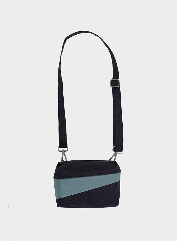 SUSAN BIJL The New Bum Bag Black & Grey SMALL