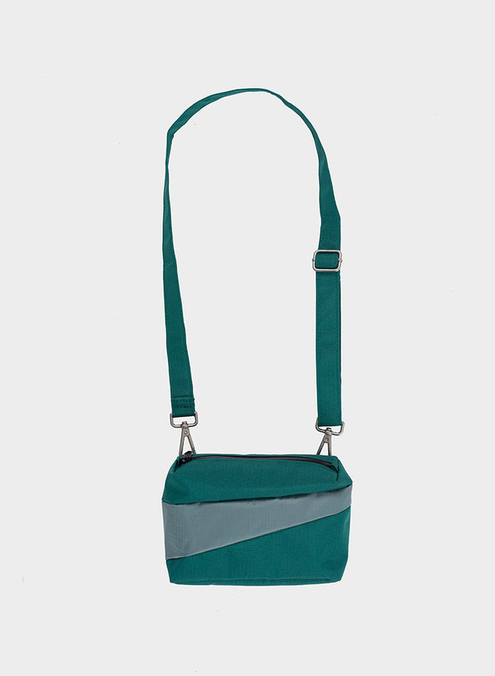 SUSAN BIJL The New Bum Bag Pine & Grey SMALL
