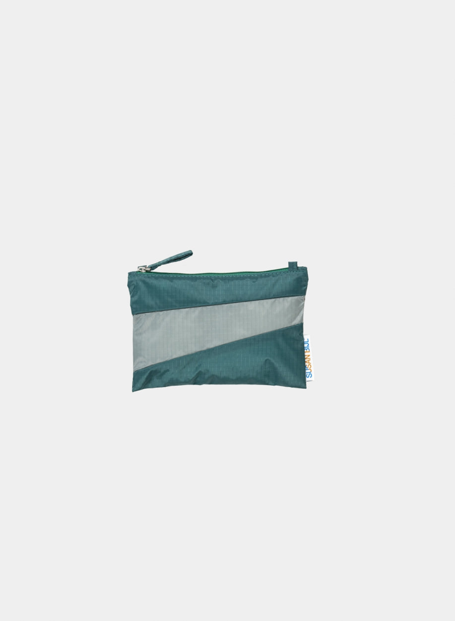 SUSAN BIJL The New Pouch Pine & Grey SMALL